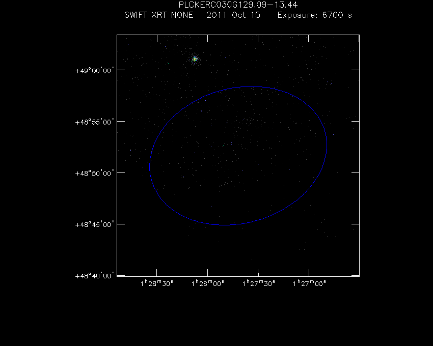 Swift-XRT image of the field for 3FGL J0127.6+4851