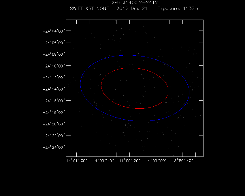 Swift-XRT image of the field for 3FGL J1400.2-2413
