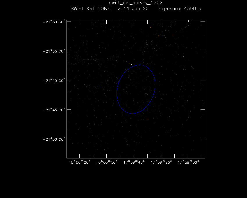 Swift-XRT image of the field for 3FGL J1759.6-2141