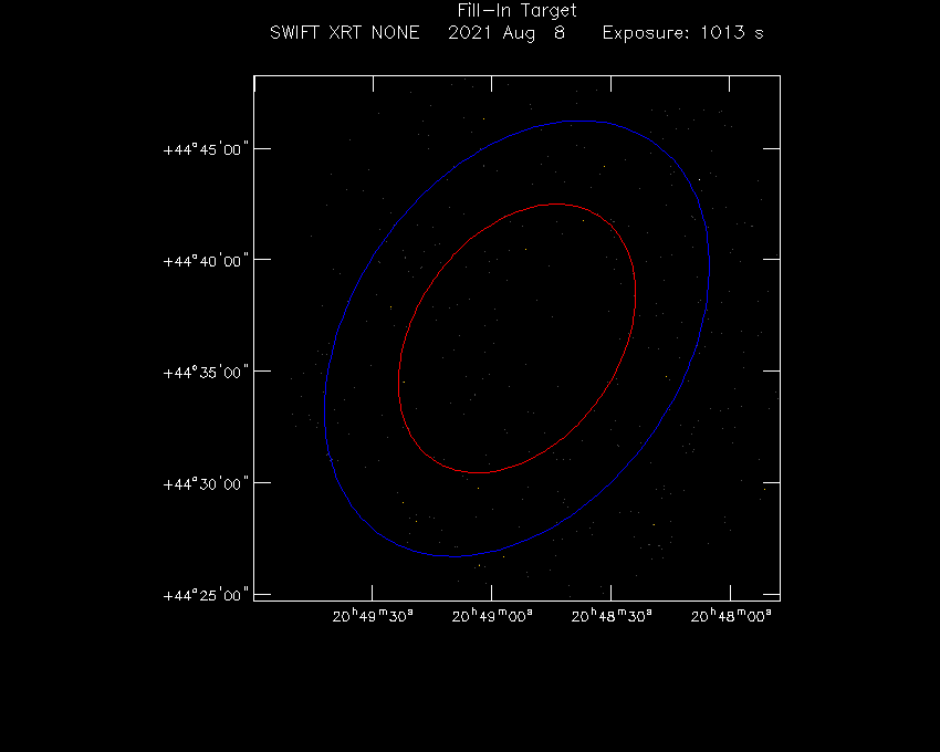 Swift-XRT image of the field for 3FGL J2048.8+4436